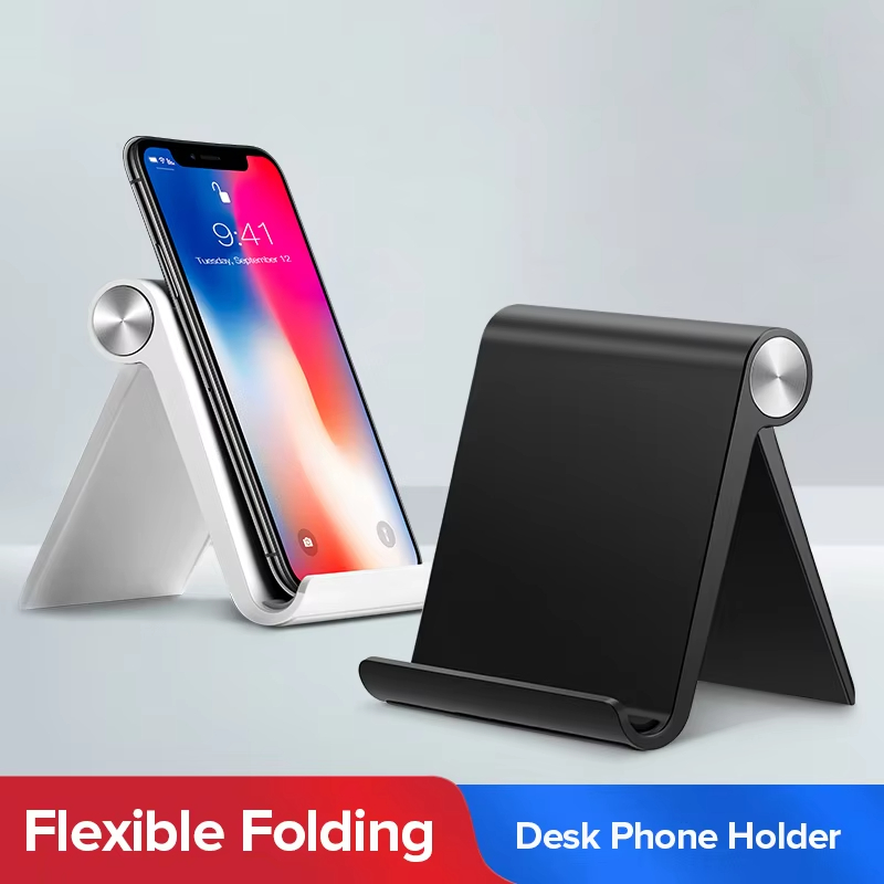 Tablet Stand Accessories - Universal Foldable Desk Phone Holder Portable