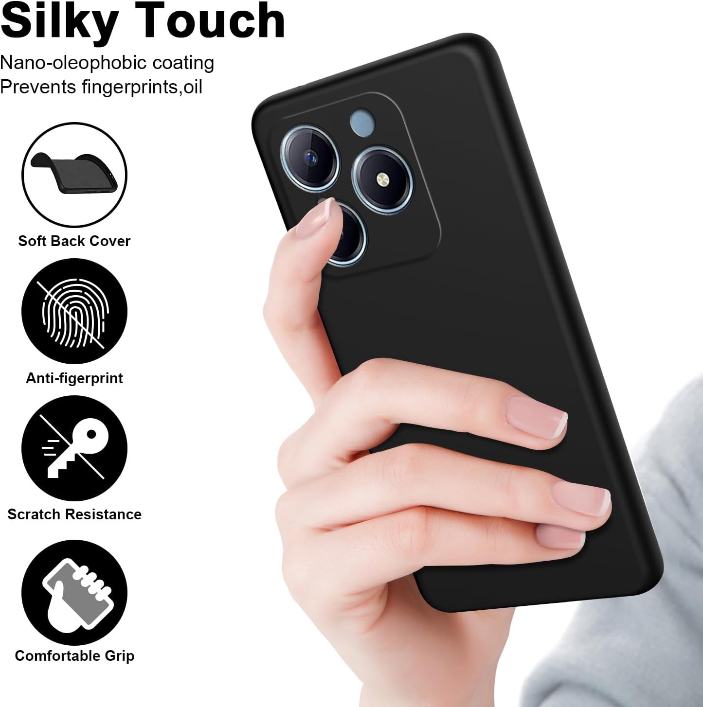 Flexible Liquid Silicone Case  - Realme C67 评论和价格