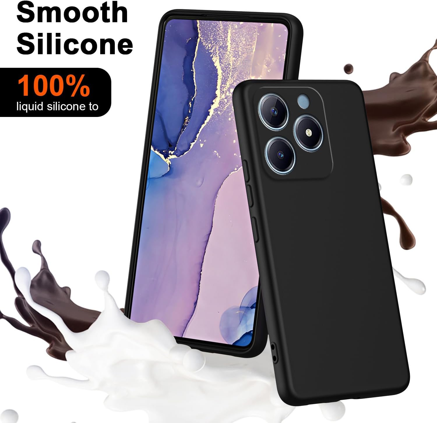 Flexible Liquid Silicone Case  - Realme C67 评论和价格