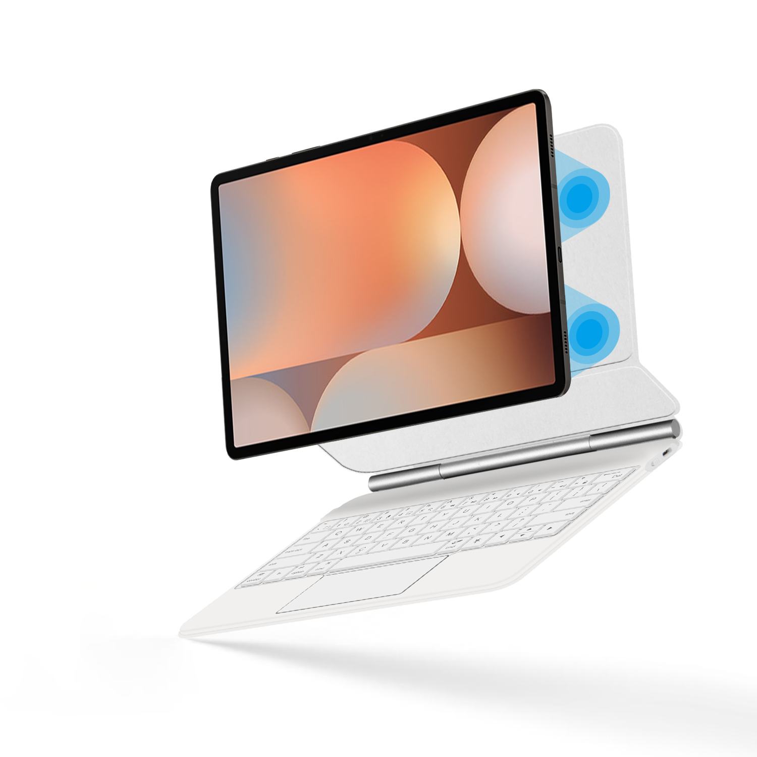 Magic Keyboard For Samsung Gal - Samsung Tablet S10 Accessories 评论和价格