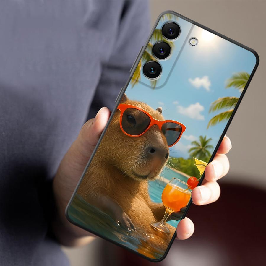 Vacation Capybara Case for Sam - Samsung Galaxy A55 评论和价格