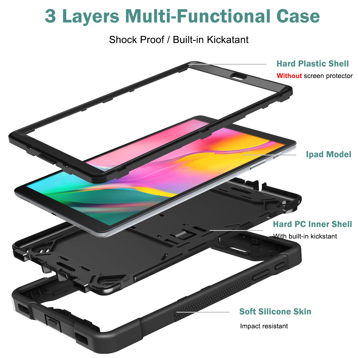 Heavy Duty Stand Case for Sams - Vortex Tablet Accessories 评论和价格