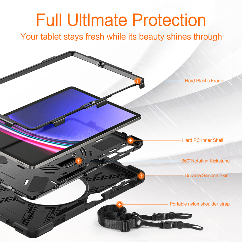 Heavy Duty Shockproof Case For - Samsung Tablet S10 Accessories 评论和价格