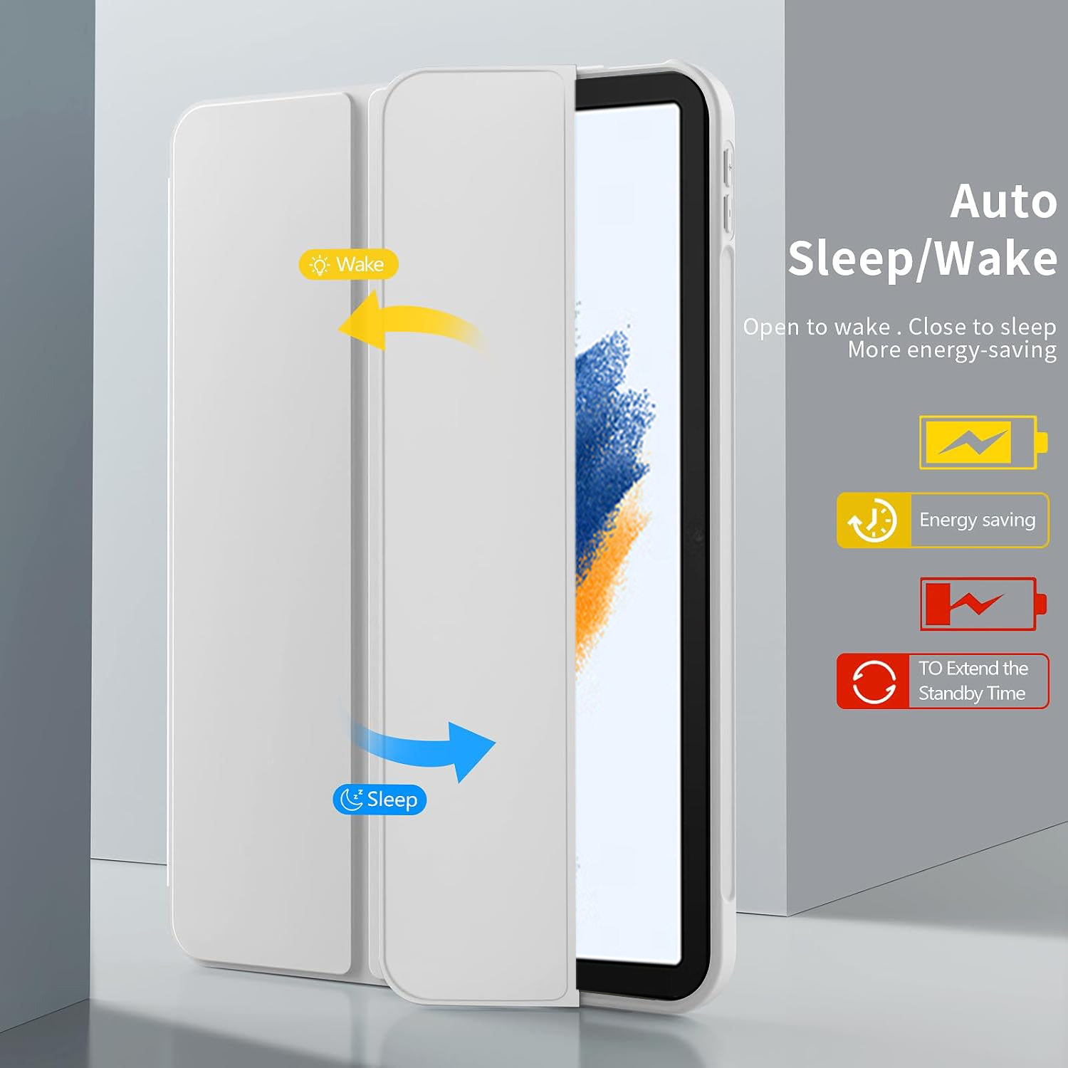 Tri-fold Flip Case For Samsung - Vortex Tablet Accessories 评论和价格
