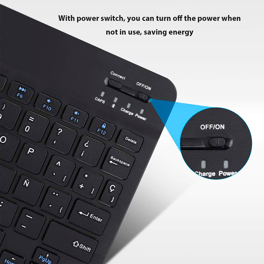 Bluetooth Wireless Keyboard Fo - Tablet Accessories Keyboard 评论和价格