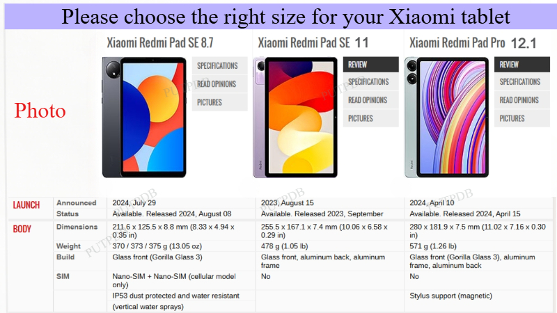 Case For Xiaomi RedMi Pad 10.6 - Redmi Tablet Accessories 评论和价格